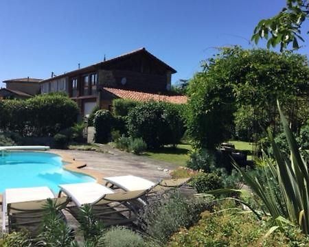 Bed and Breakfast Loft Atypique Villeneuve-de-Rivière Exterior foto