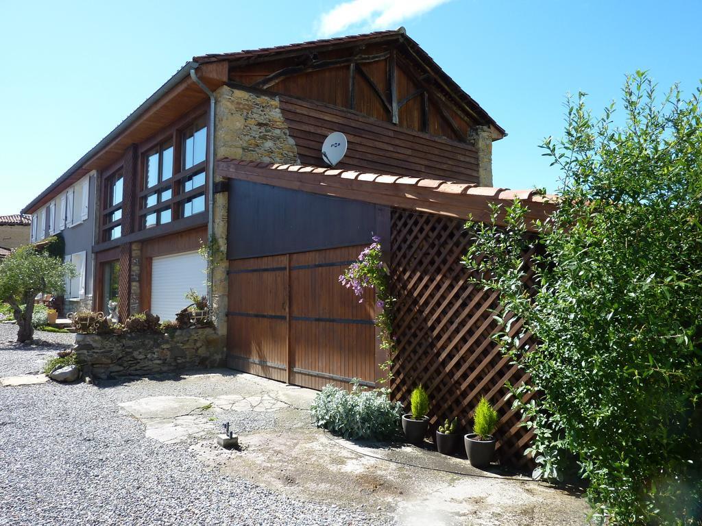 Bed and Breakfast Loft Atypique Villeneuve-de-Rivière Exterior foto